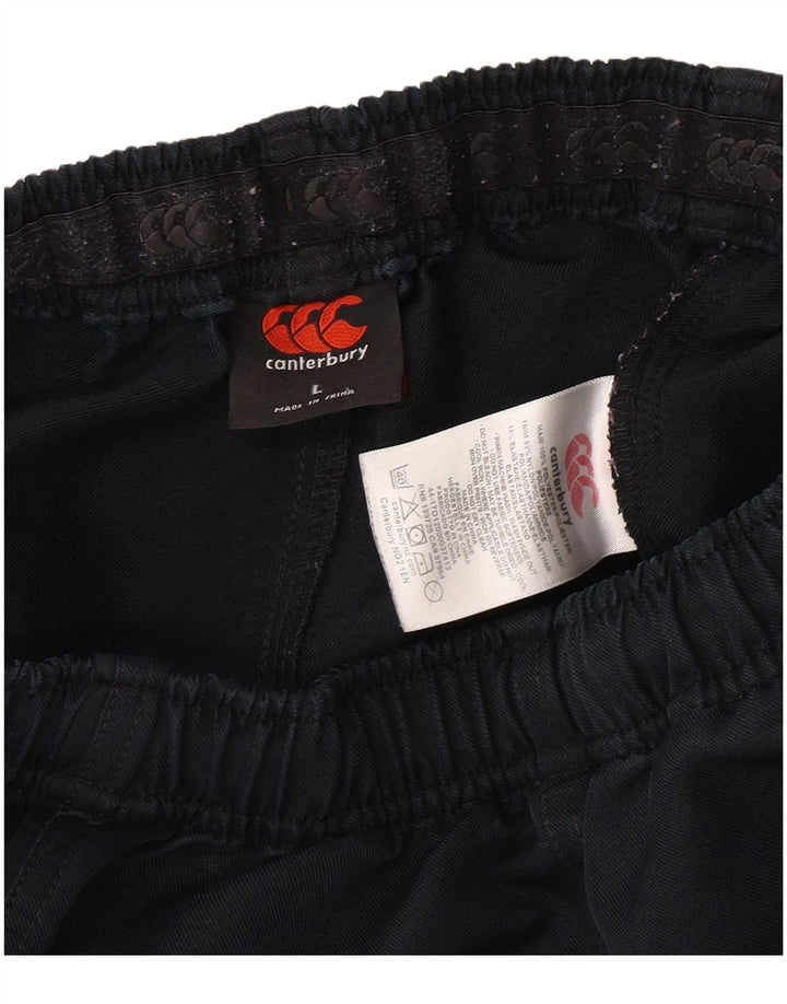Canterbury Boys Casual Shorts 15-16 Anos Grande W30 Poliéster Azul Marinho