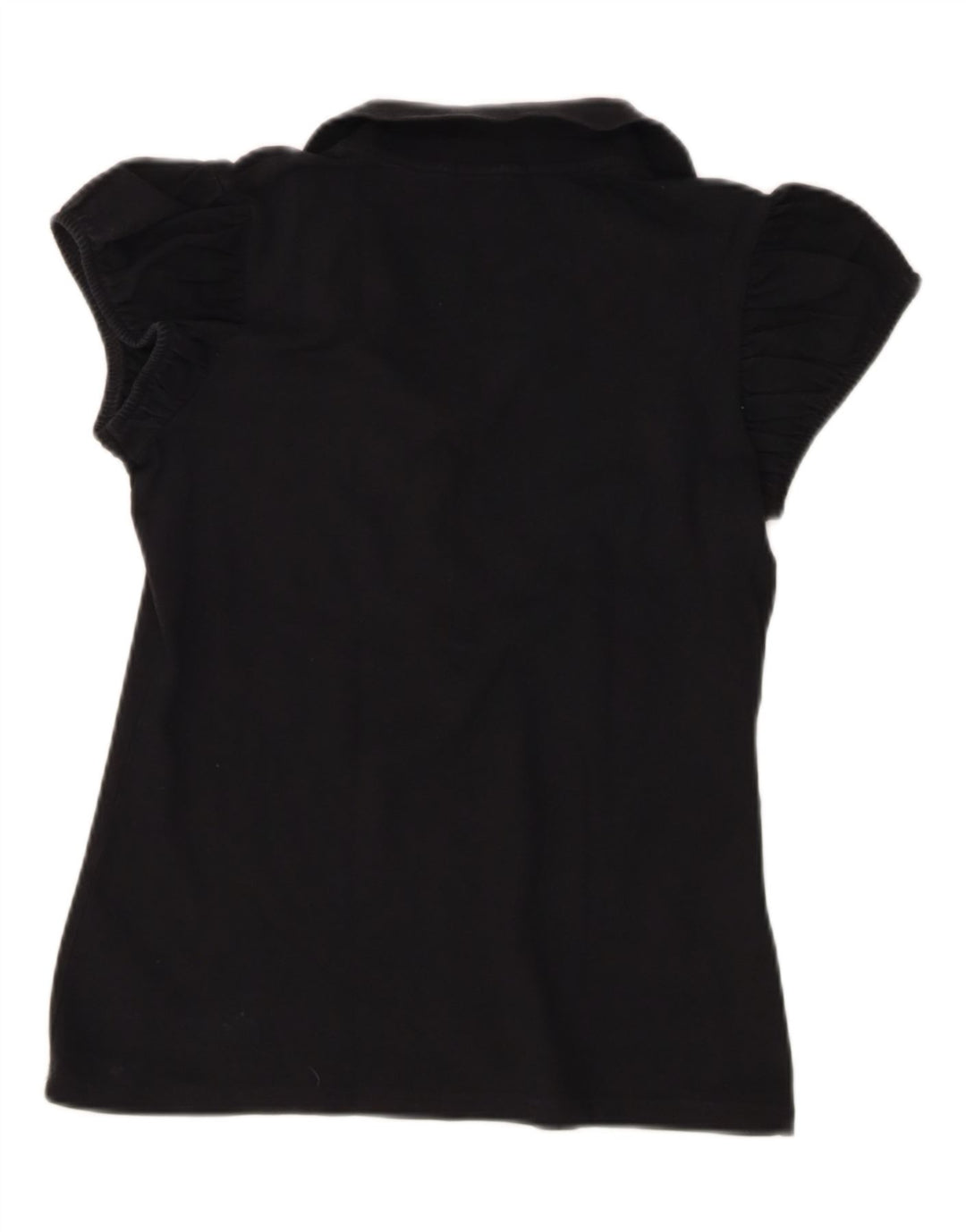 Camisa polo feminina Burberry médio algodão preto