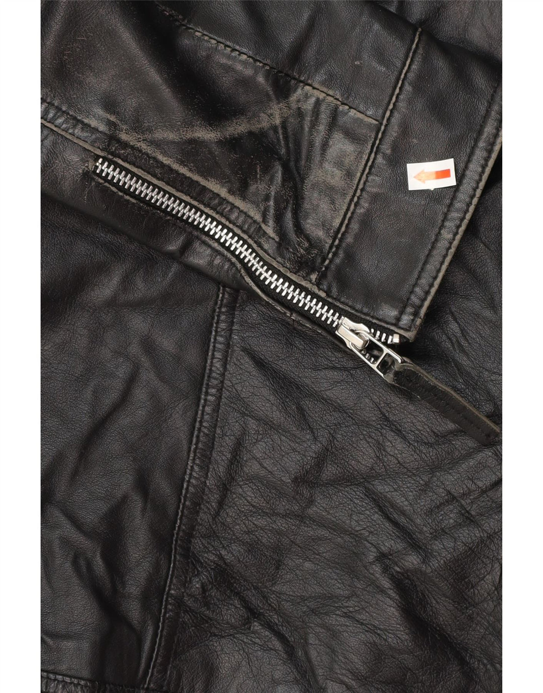 Jaqueta feminina de couro para motociclista Isaco & Kawa IT 44 couro preto médio