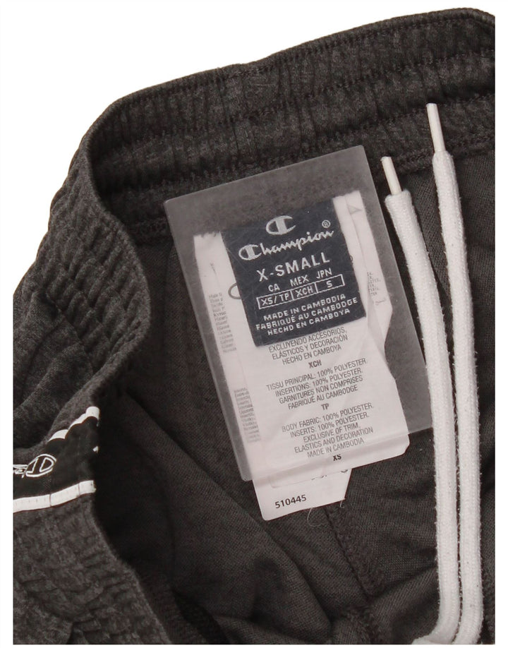 Calça de treino masculina Champion Graphic Joggers XS cinza poliéster
