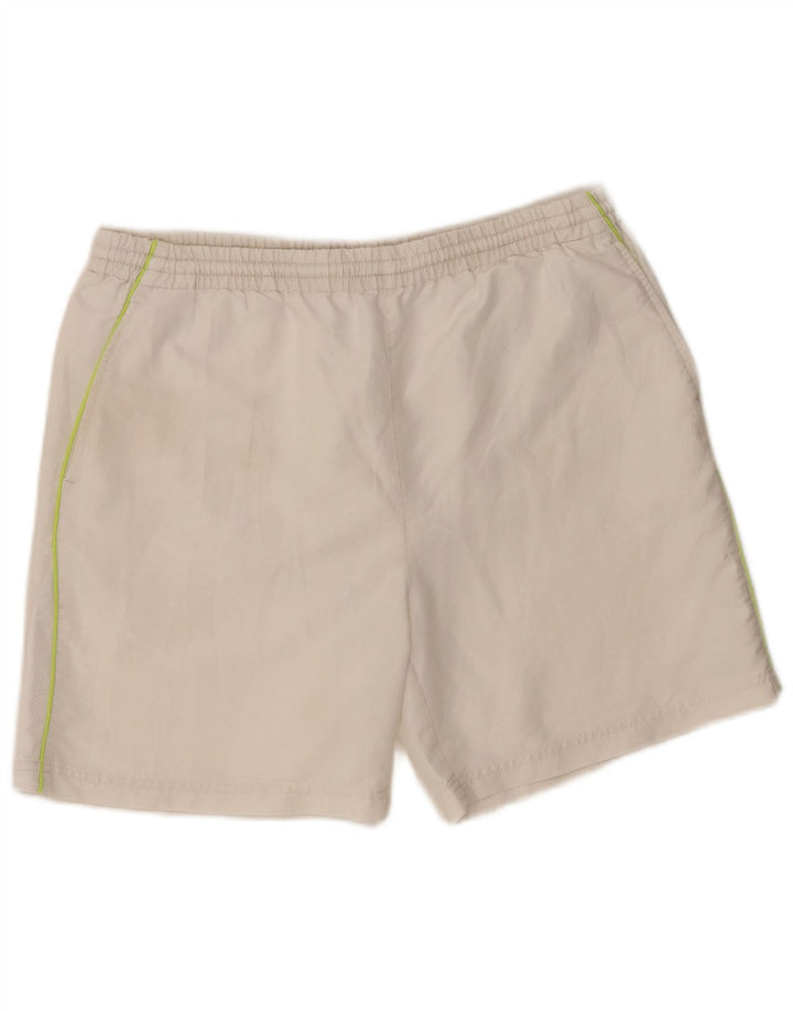 Fila Mens Sport Shorts Médio Poliéster Branco