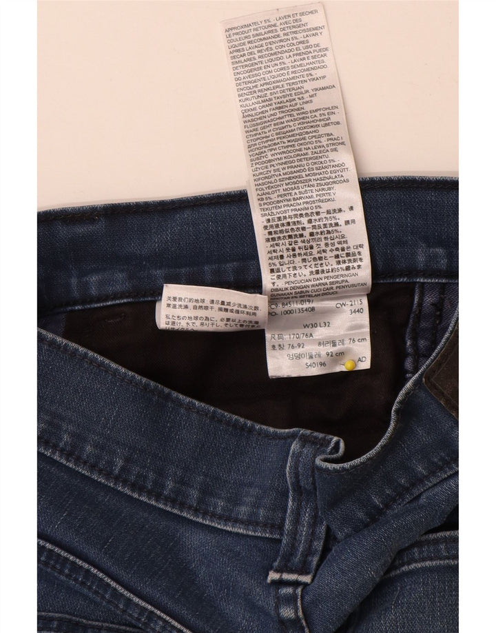Levi's Mens Slim Jeans W30 L30 Azul Algodão