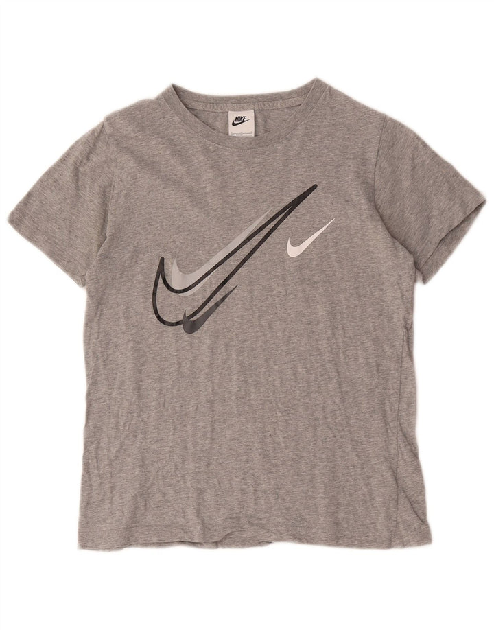 Camiseta Nike Boys Graphic Top 12-13 Anos Grande Cinza Salpicado