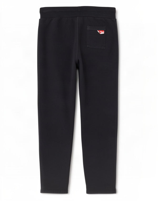 Calça feminina Superdry com estampa gráfica UK 16 grande algodão azul marinho