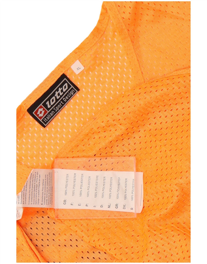 Lotto Mens Graphic Vest Top XL Laranja Poliéster