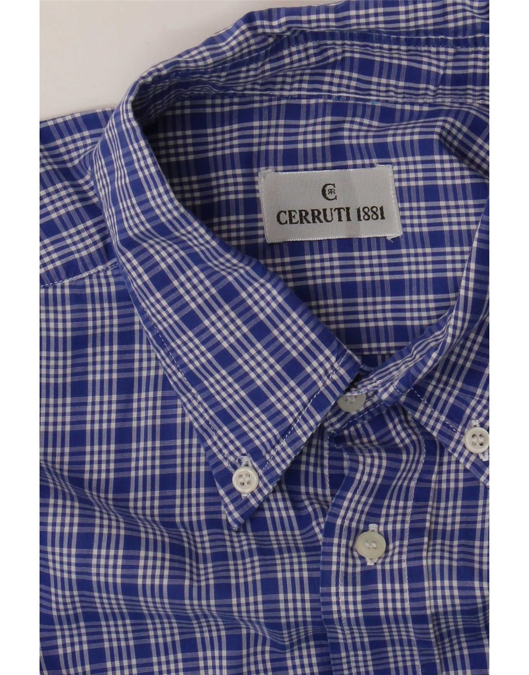 Camisa masculina Cerruti 1881 XL xadrez azul