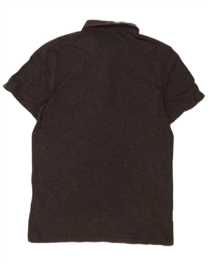 Camisa polo masculina ALL SAINTS algodão cinza pequeno
