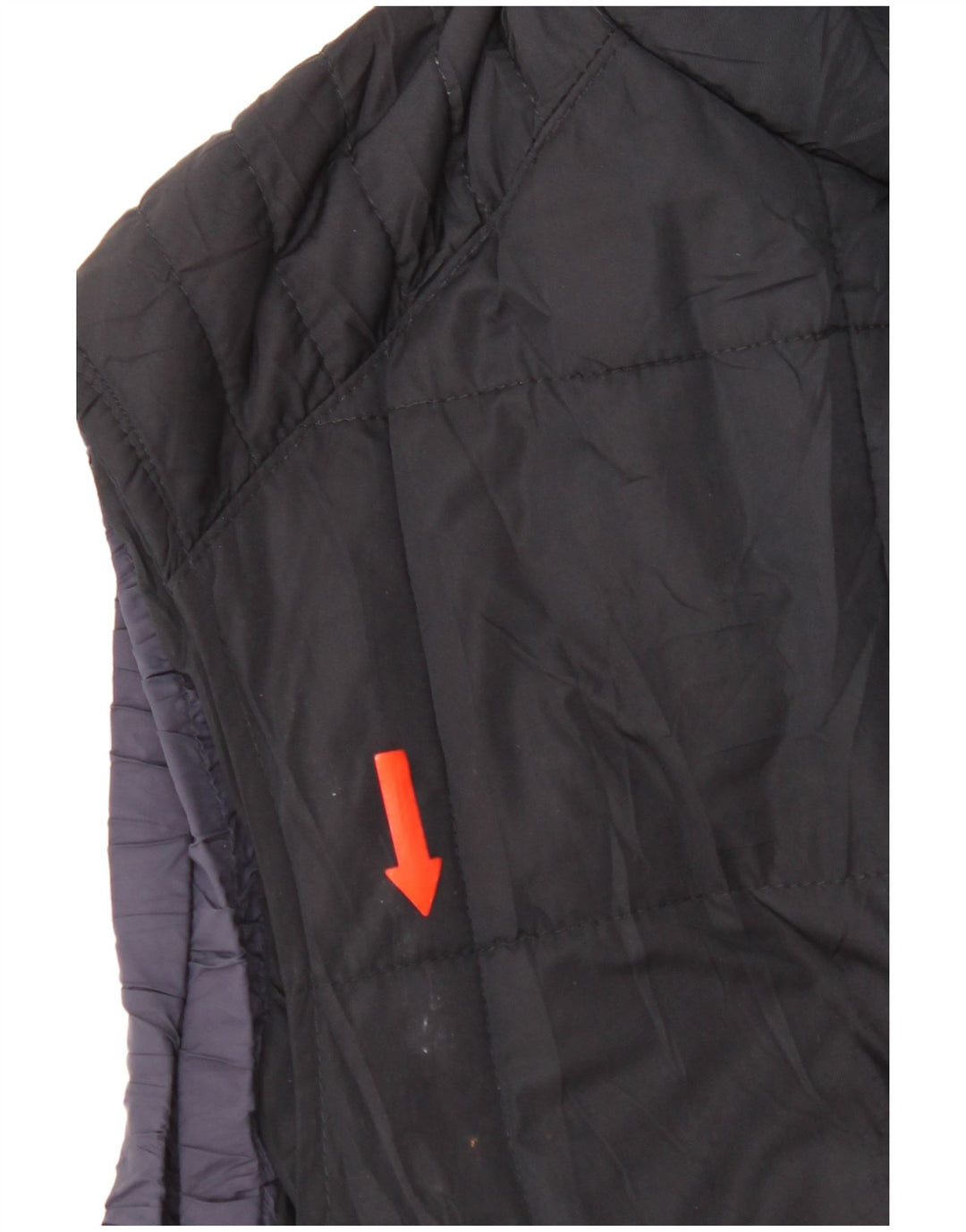 Colete acolchoado masculino Massimo Dutti UK 44 2XL poliéster azul marinho