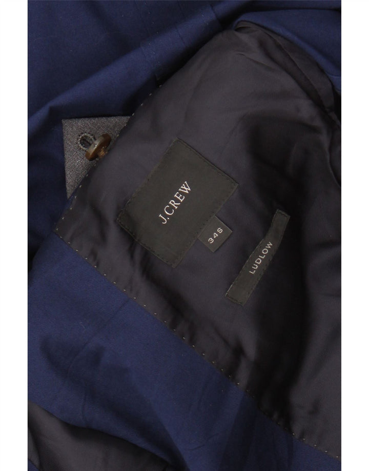 Jaqueta Blazer J. Crew Masculina Ludlow 2 Botões Slim Fit Reino Unido 34 XS Azul