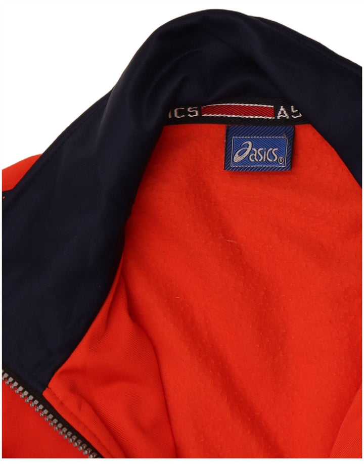 Jaqueta Asics Boys Graphic Tracksuit Top 15-16 Anos Laranja Poliéster