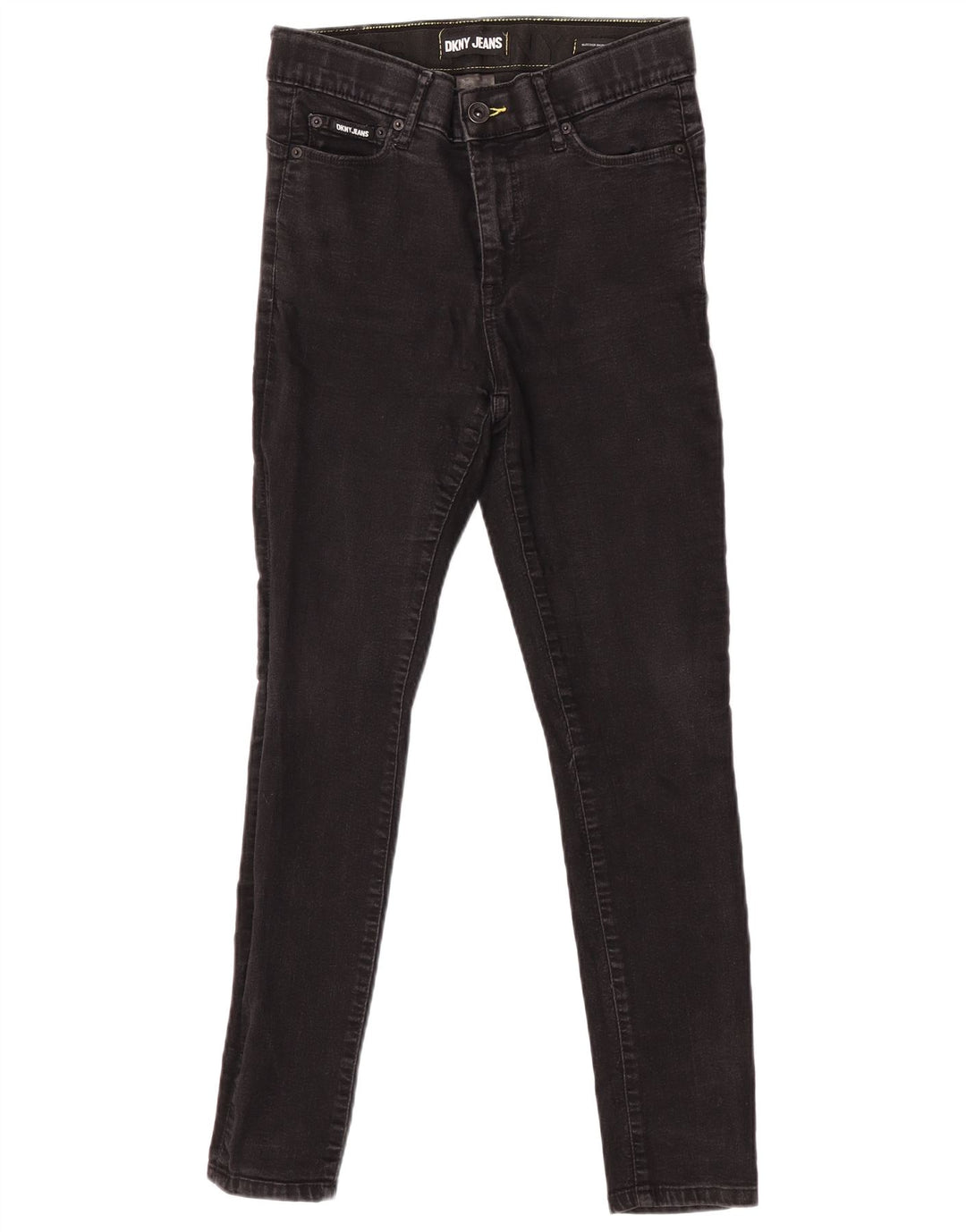 Calça jeans skinny feminina Dkny W28 L28 preta