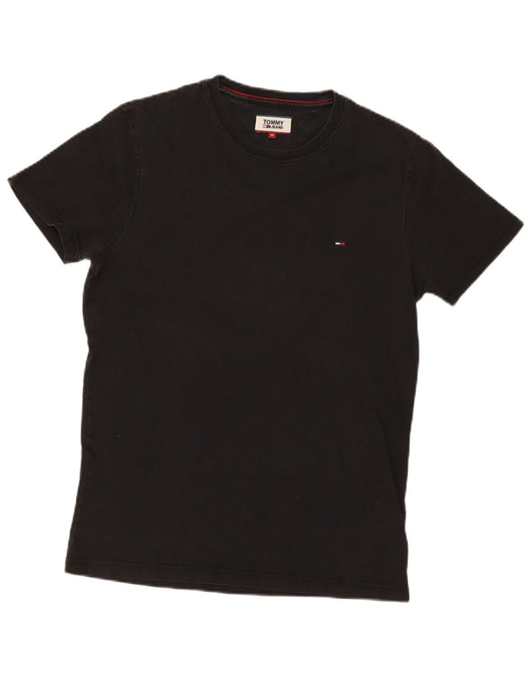 Camiseta masculina Tommy Hilfiger Top médio algodão preto