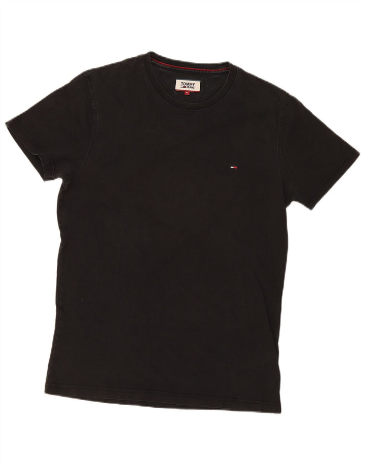 Camiseta masculina Tommy Hilfiger Top médio algodão preto