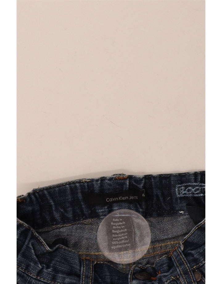 CALVIN KLEIN Meninos Jeans Retos 3-4 Anos W20 L17 Azul Algodão