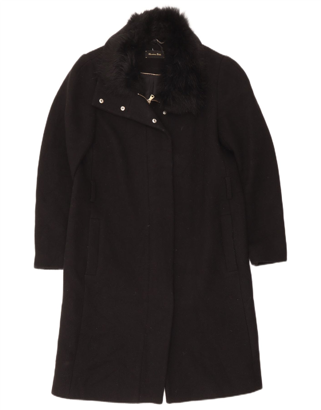Sobretudo feminino Massimo Dutti EU 40 médio preto