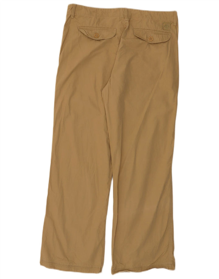 Calça cargo masculina Timberland Bootcut W33 L29 algodão bege