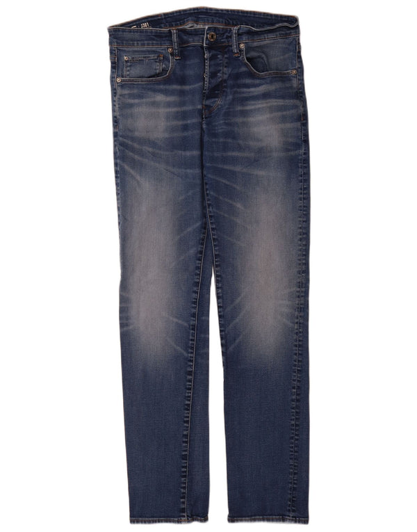 G-Star Masculino 3301 Jeans Slim W33 L34 Azul