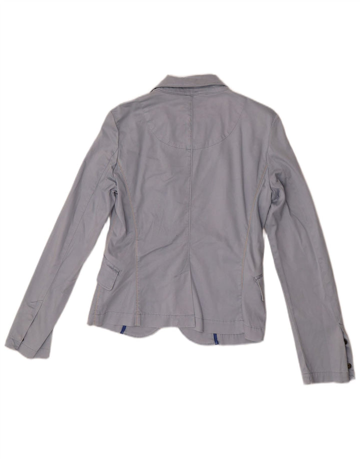 Aeronautica Militare Jaqueta Blazer Feminina com 2 Botões IT 42 Azul Médio