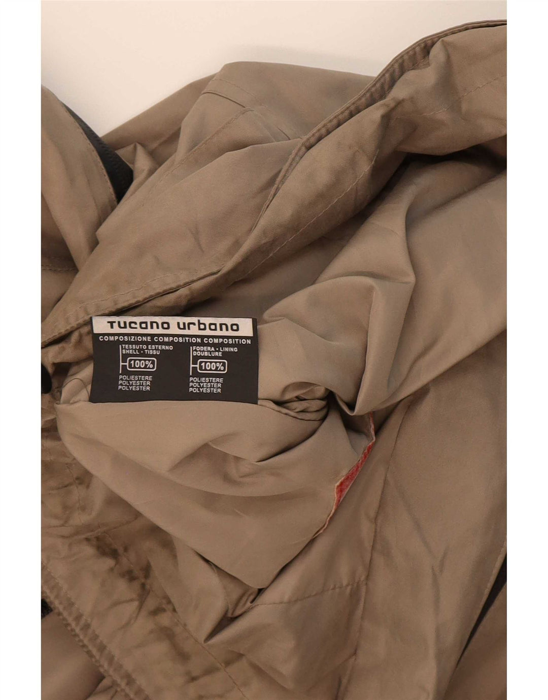 Jaqueta utilitária masculina Tucano Urbano UK 38 poliéster bege médio