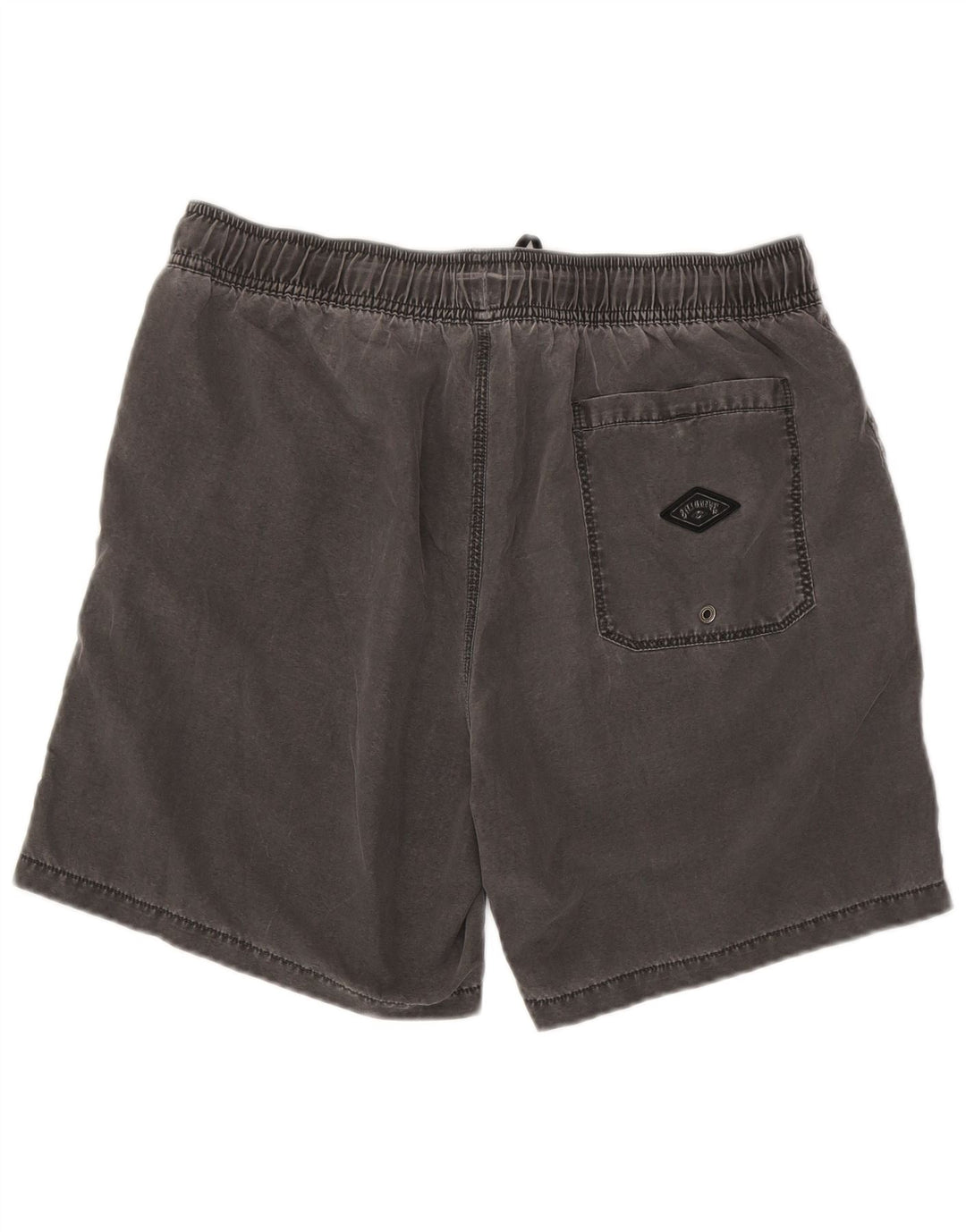 Billabong Mens Shorts Grande W34 Cinza Poliéster