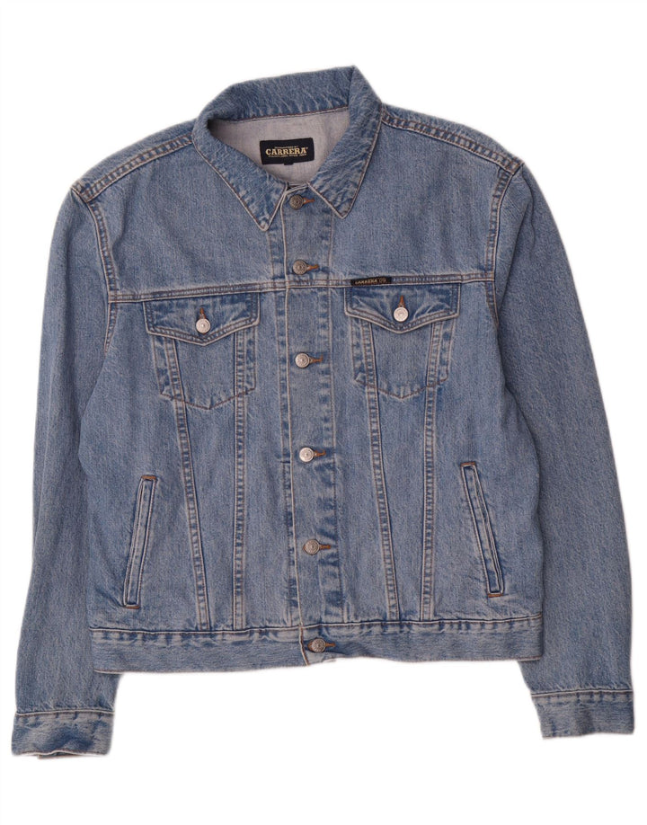 Jaqueta jeans masculina CARRERA UK 40 grande algodão azul