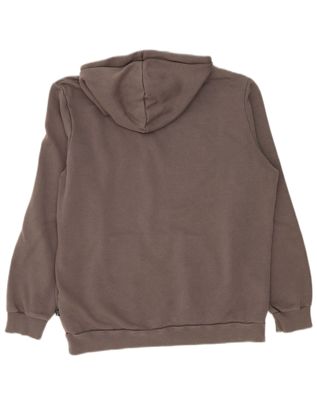 Puma Mens Graphic Hoodie Jumper Médio Algodão Cinza