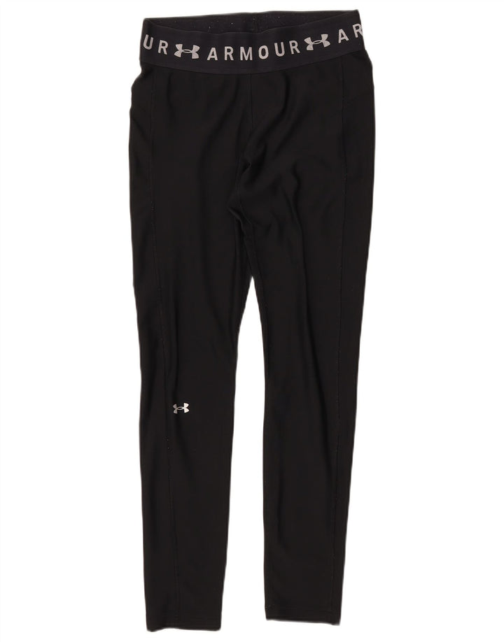 Leggings femininas Under ARMOUR Heat Gear Graphic UK 12 médio preto