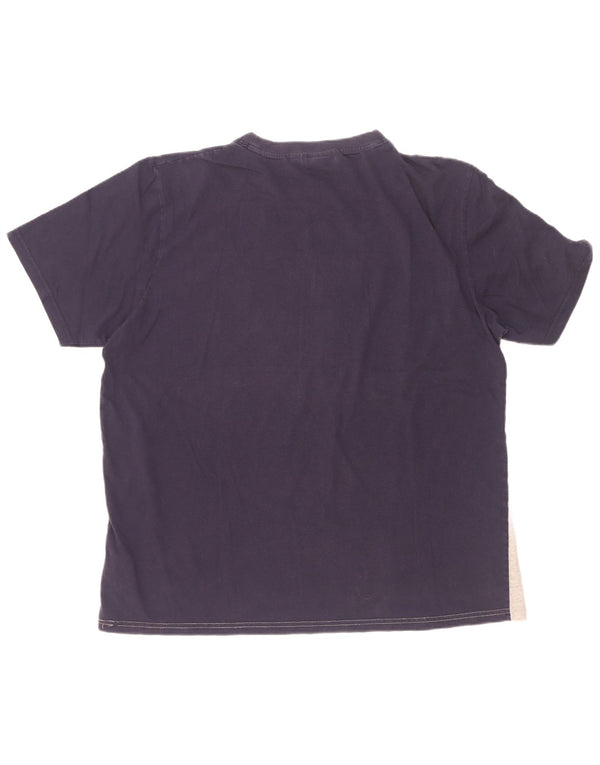 Camiseta masculina Fila Graphic Top XL algodão colorblock multicolorido