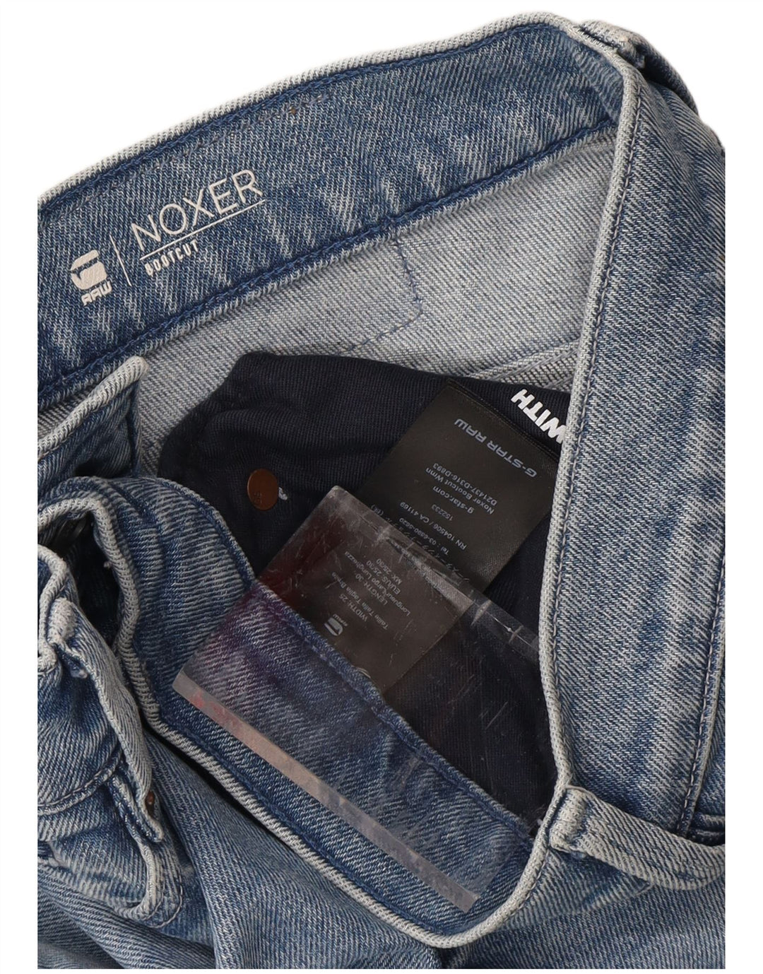 G-STAR feminino Noxer Bootcut jeans W25 L30 algodão azul