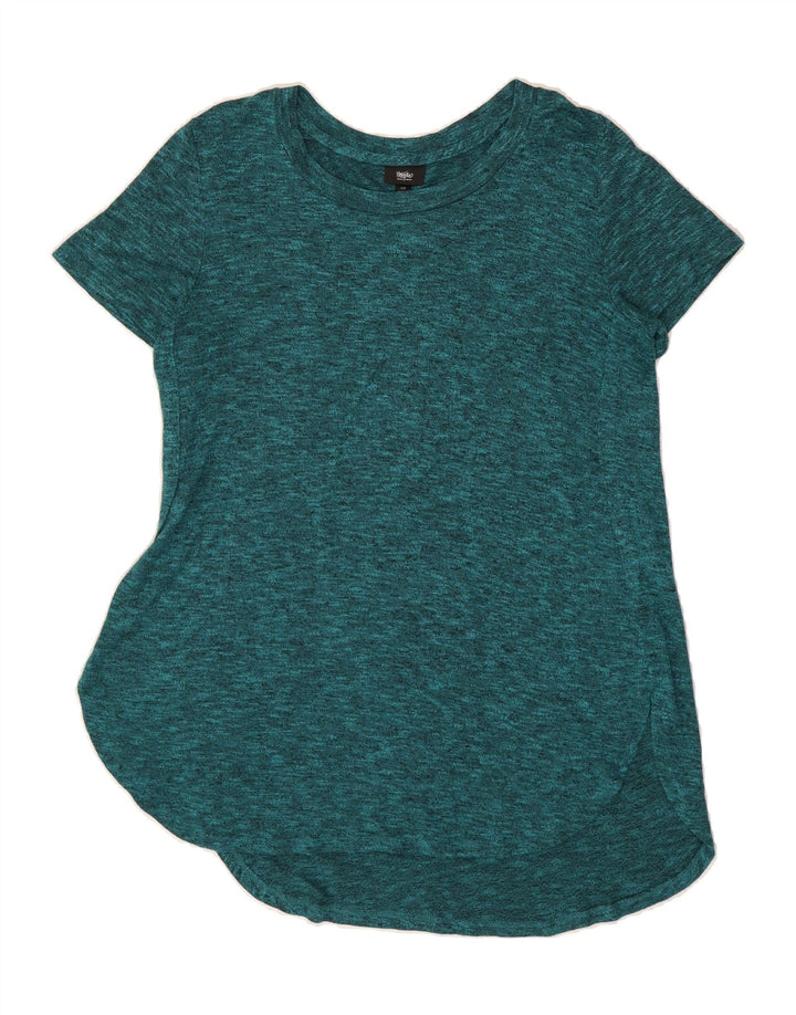 MOSSIMO Womens Tunic Top UK 16 Large Green Flecked Rayon Vintage Mossimo and Second-Hand Mossimo from Messina Hembry 