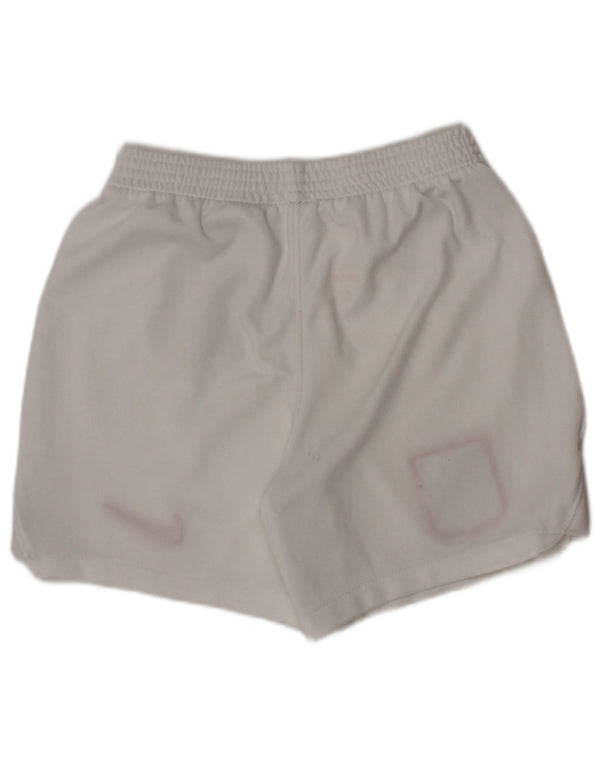Shorts esportivos gráficos Nike Boys 5-6 anos médio branco poliéster