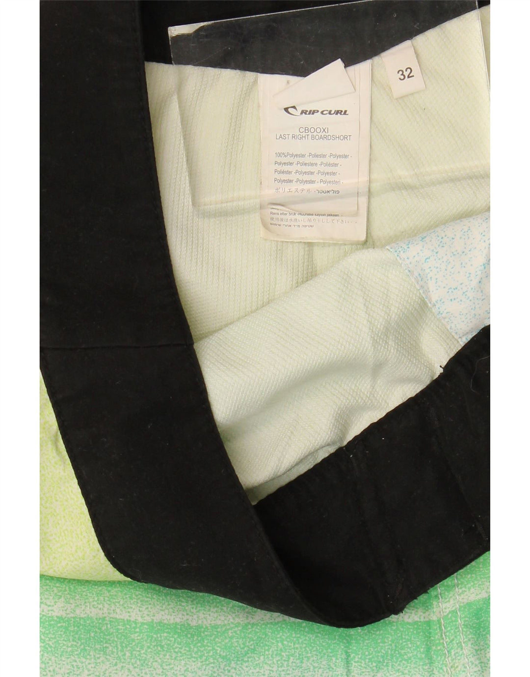 Rip Curl Shorts de natação masculino médio poliéster listrado multicolorido