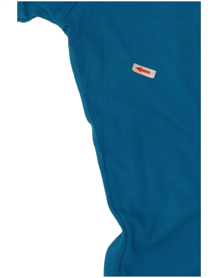 Camisa polo masculina Superdry algodão azul médio