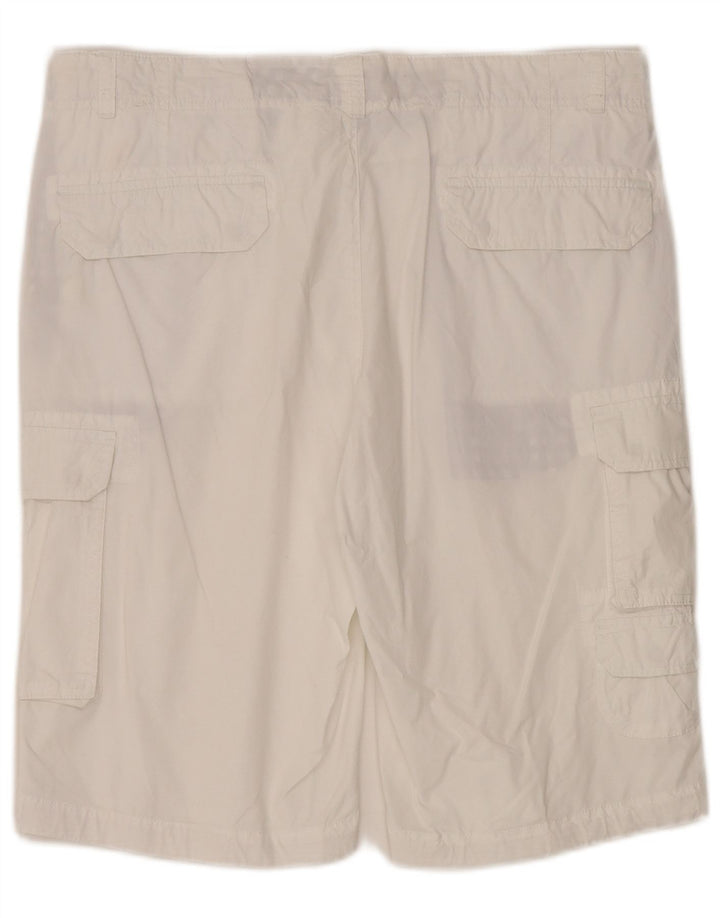 Shorts cargo masculino Daniel Hechter W36 grande algodão branco