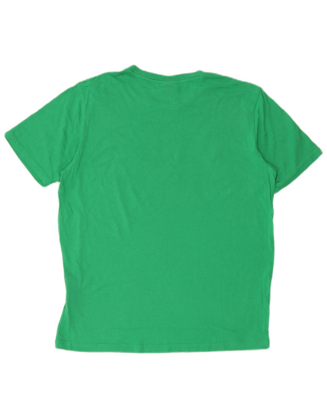 Campeão Mens Graphic T-Shirt Top Médio Algodão Verde