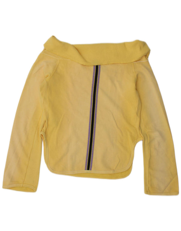 Moletom feminino Diesel com gola xale e listrado grande UK 14