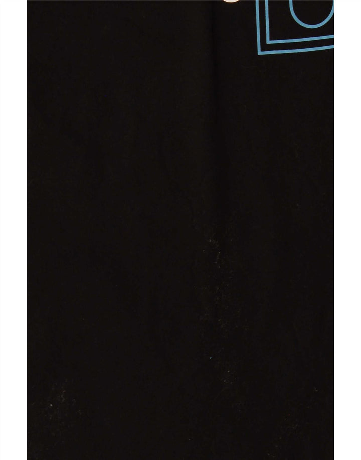 Fila Womens Graphic Vest Top UK 10 Pequeno Preto