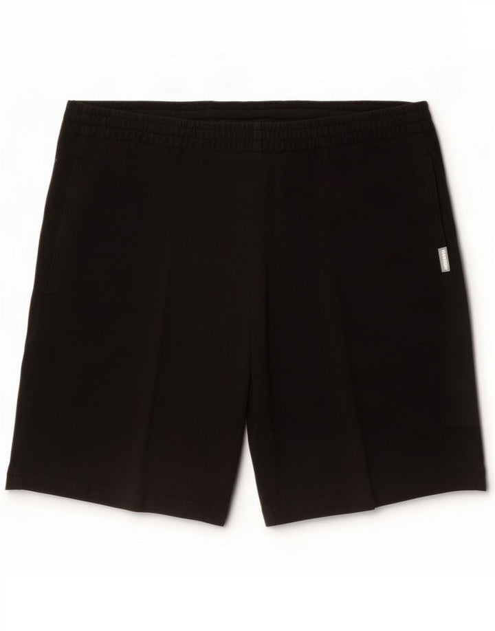 Reebok Mens Sport Shorts Médio Algodão Preto
