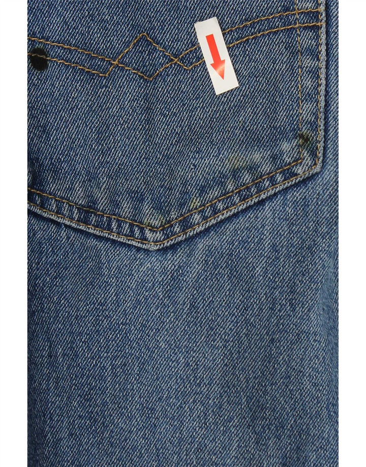 Calça jeans reta masculina Dickies W34 L27 algodão azul