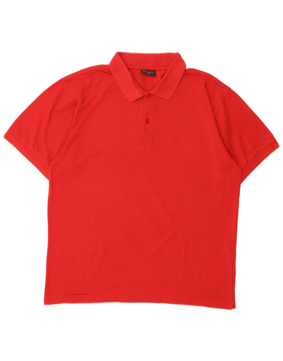 Camisa polo masculina CHAMPION grande algodão vermelho