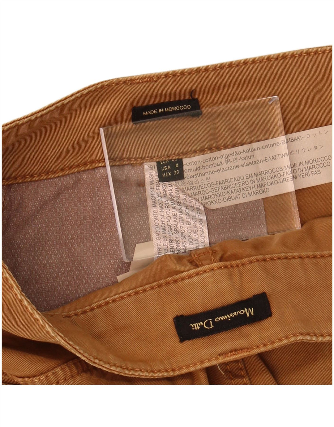 Calça Chino Feminina MASSIMO DUTTI EU 40 Médio W30 L31 Algodão Marrom