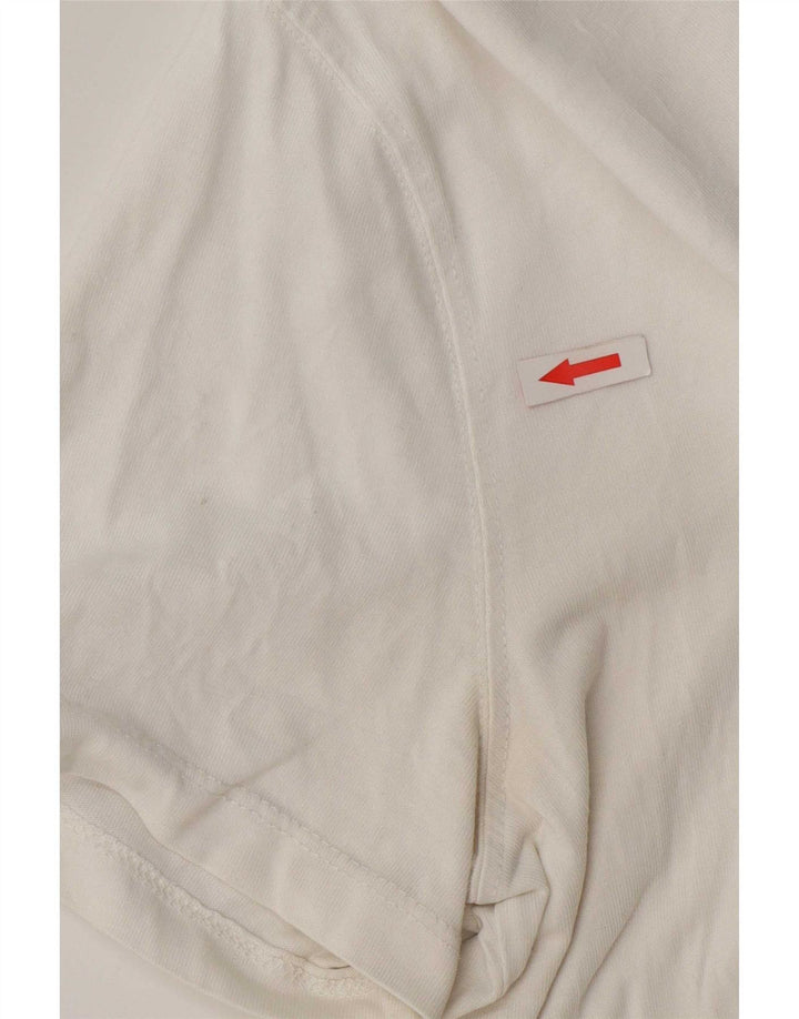 Camiseta masculina Hugo Boss Top médio algodão branco