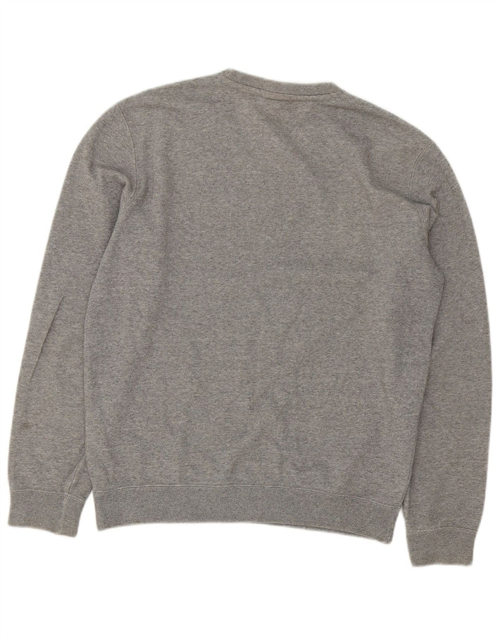 Champion moletom masculino gráfico jumper pequeno algodão manchado cinza