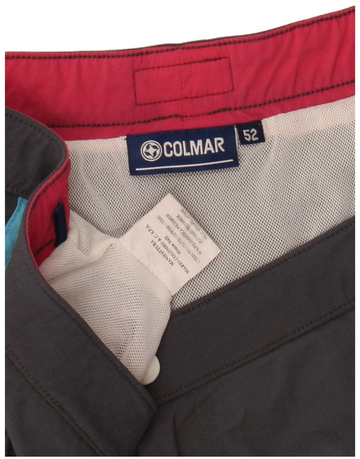 Calções de banho masculinos Colmar EU 52 grande cinza colorblock poliamida