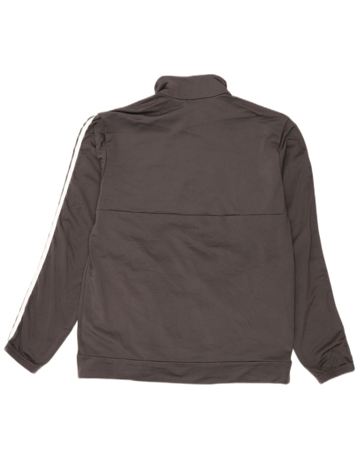 Adidas Mens Tracksuit Top Jacket Grande Cinza Poliéster