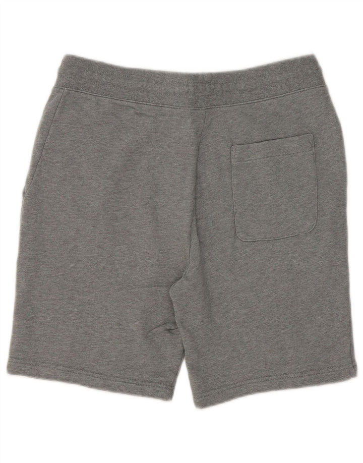Shorts esportivos masculinos Marks & Spencer Regular Fit algodão cinza médio