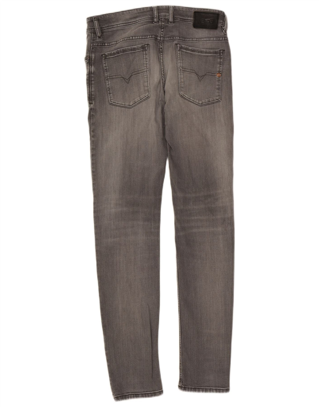 Diesel Mens Sleenker Slim Jeans W32 L32 Cinza Algodão