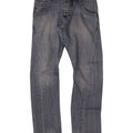 Energie Mens Straight Jeans W32 L34 Azul Algodão