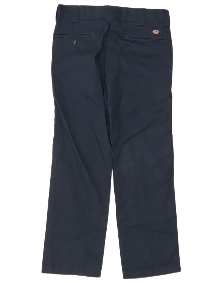 Calça Chino Masculina Slim Straight DICKIES W30 L30 Poliéster Azul Marinho