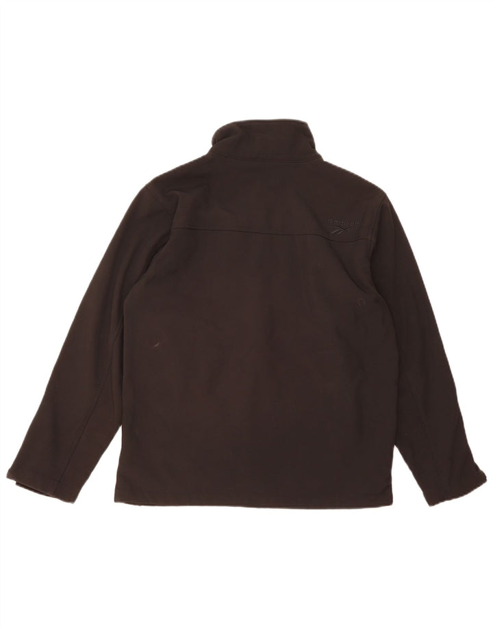 Casaco corta-vento Reebok Boys 14-15 anos grande preto